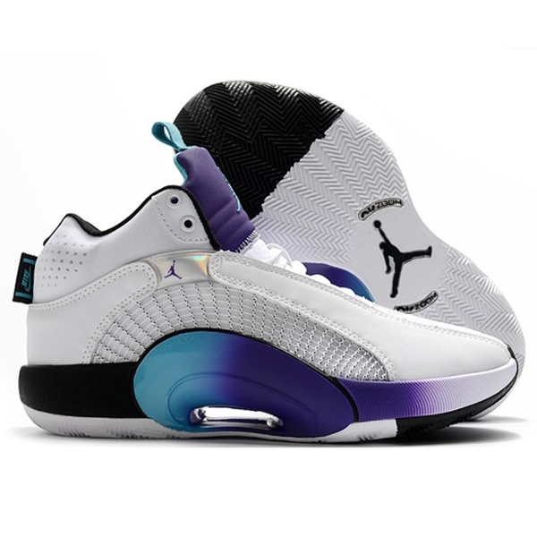 Air Jordan 35 White Blue Purple