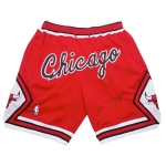 Баскетбольные шорты Just Don Chicago Bulls Red