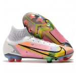 купить бутсы Nike Mercurial Superfly 8 Elite FG White Dark Raisin